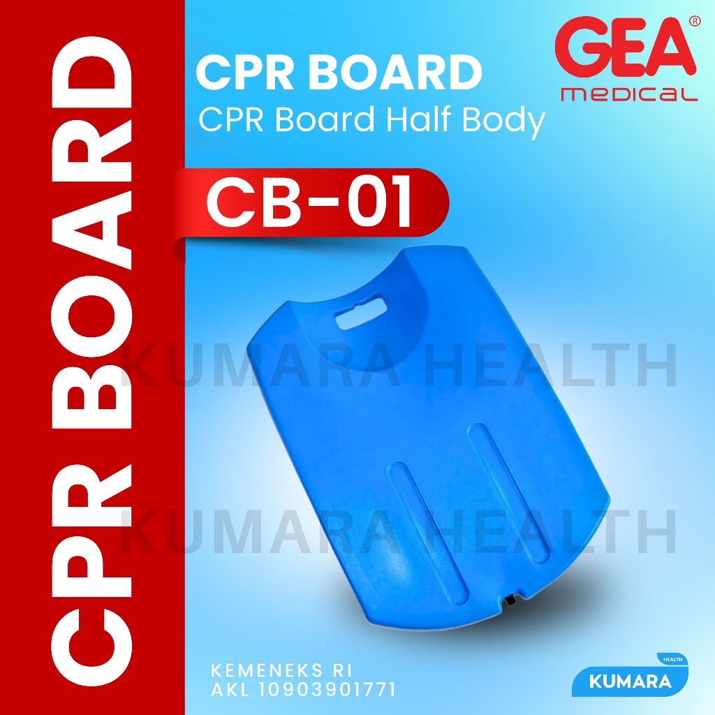 GEA - CPR Board Half Body CB-01/ Papan CPR Half Body