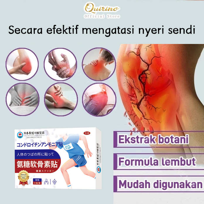 Quirino Koyo asam urat Gout Patch koyo lutut nyeri sendi Koyo Sendi Asam Urat obat sendi salep asam 