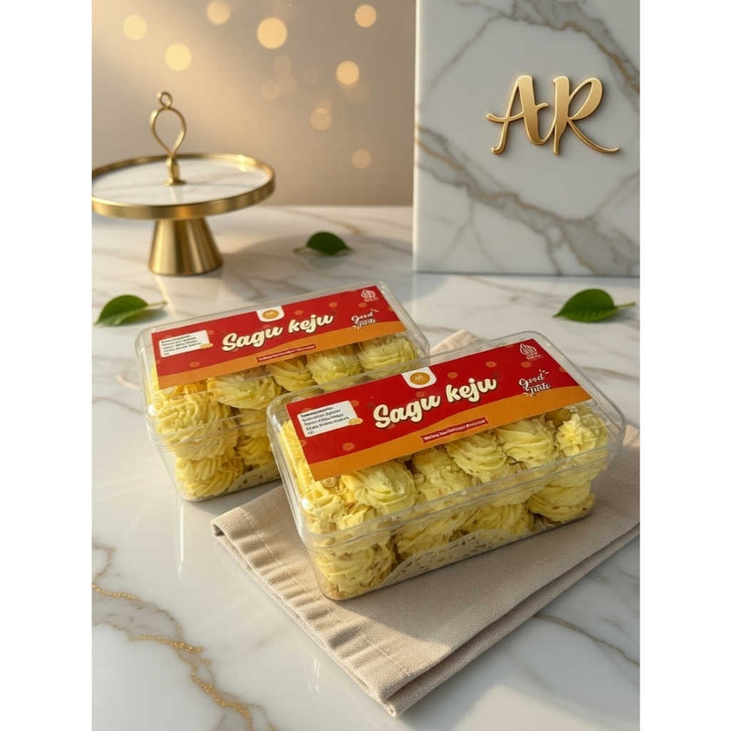 Sagu Keju Toples Persegi