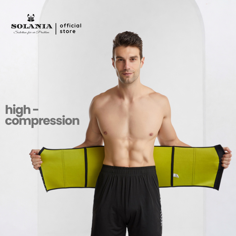 SOLANIA Korset Olahraga Pelangsing Pengecil Perut Buncit Kroset Waist Cincher Pinggang Hot Shaper Ol