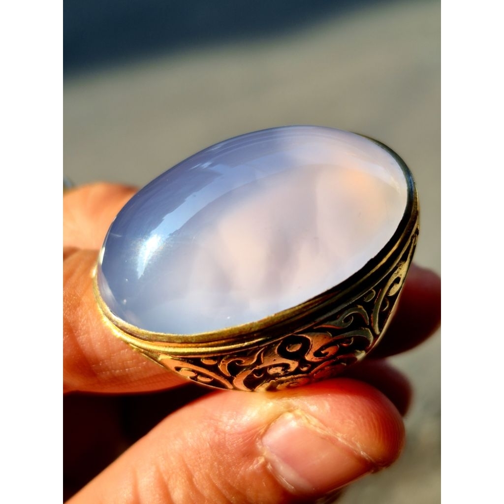 Natural batu akik biru langit batu raja