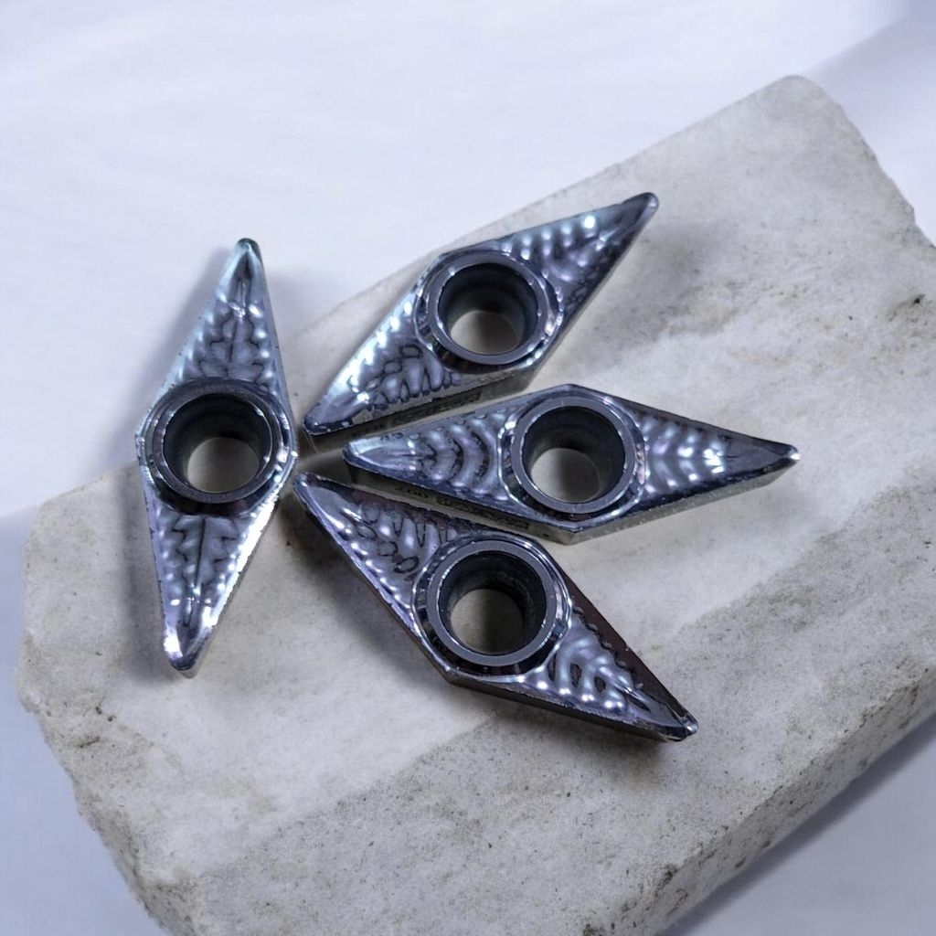 INSERT BUBUT VCGT160404. PAHAT BUBUT ALMUNIUM VCGT 160408 SECOND. INSERT BUBUT KINCLONG VBMT 160412 