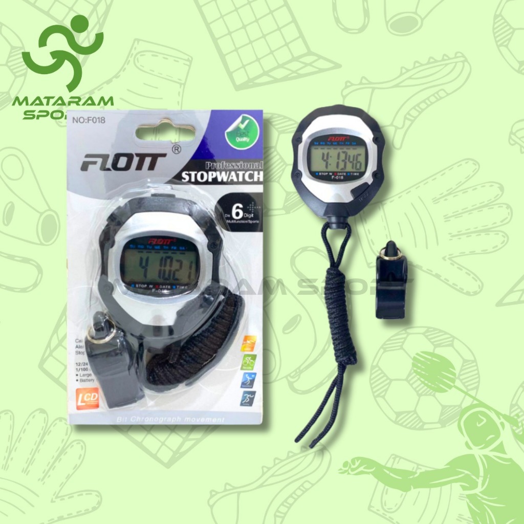 Stopwatch Digital Flott Professional 6 Digit