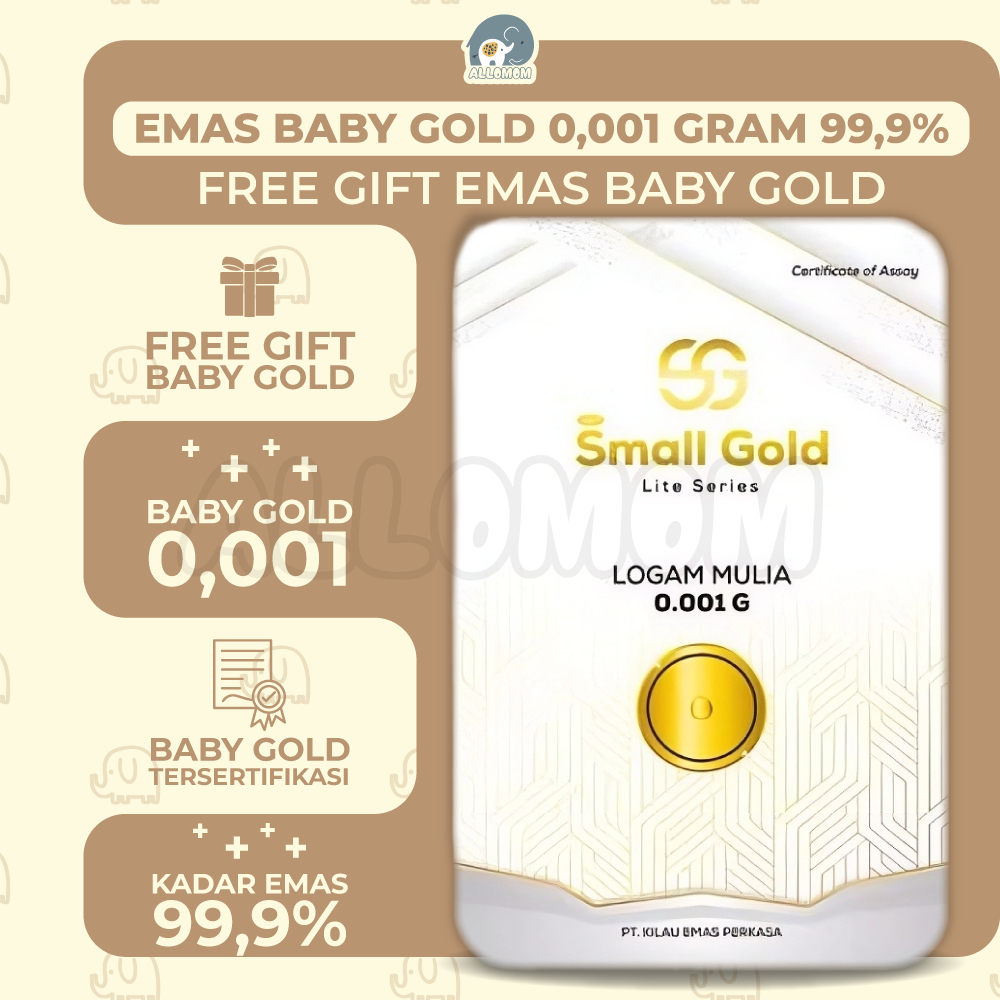 FREE GIFT EMAS BABY GOLD 0,001 GRAM