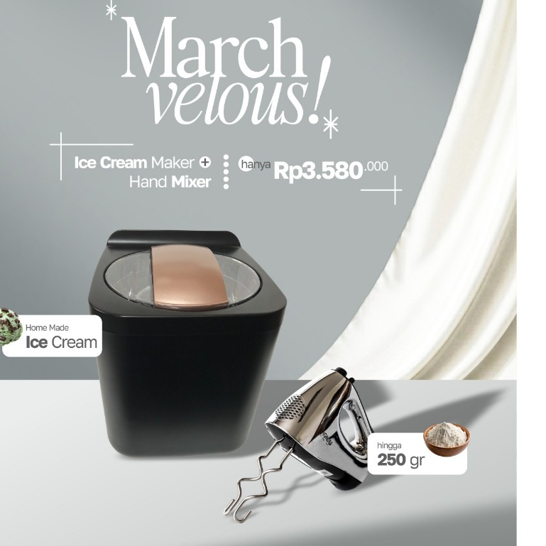Ice Cream Maker Signora / Pembuat Ice Cream Signora