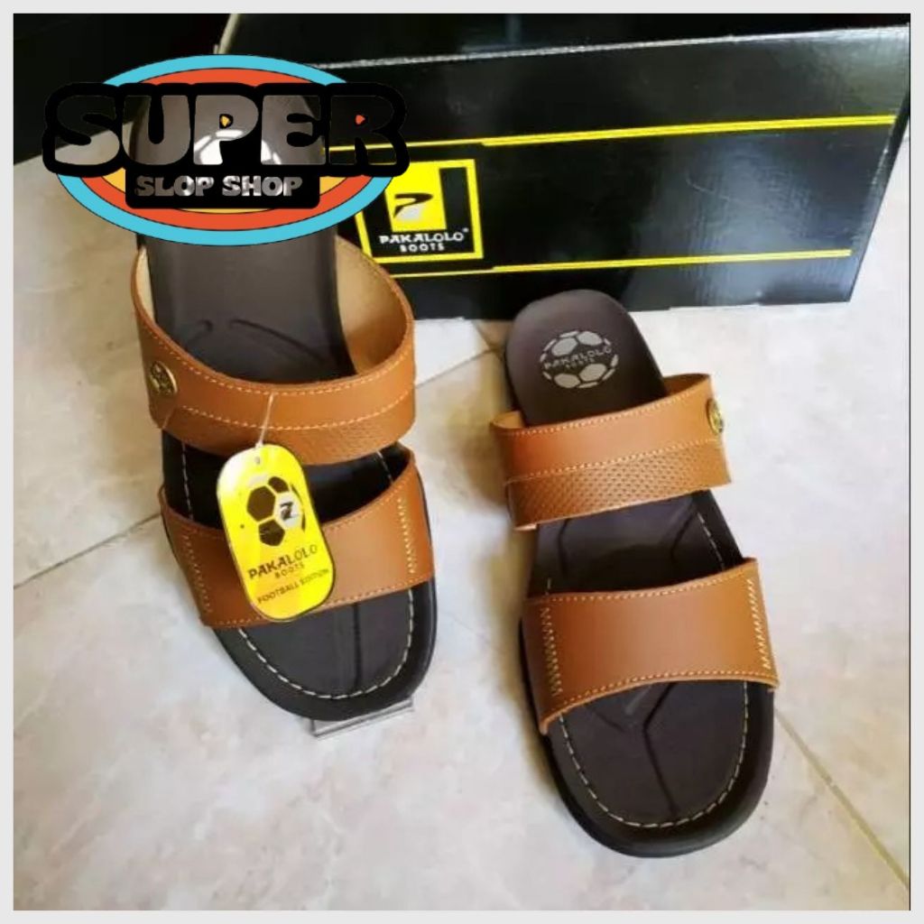 Sandal Pakalolo Pria Original 100% Selop Kulit Asli Size 38-43