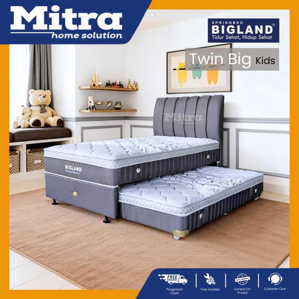 Bigland springbed Twin Big Kids / kasur sorong anak