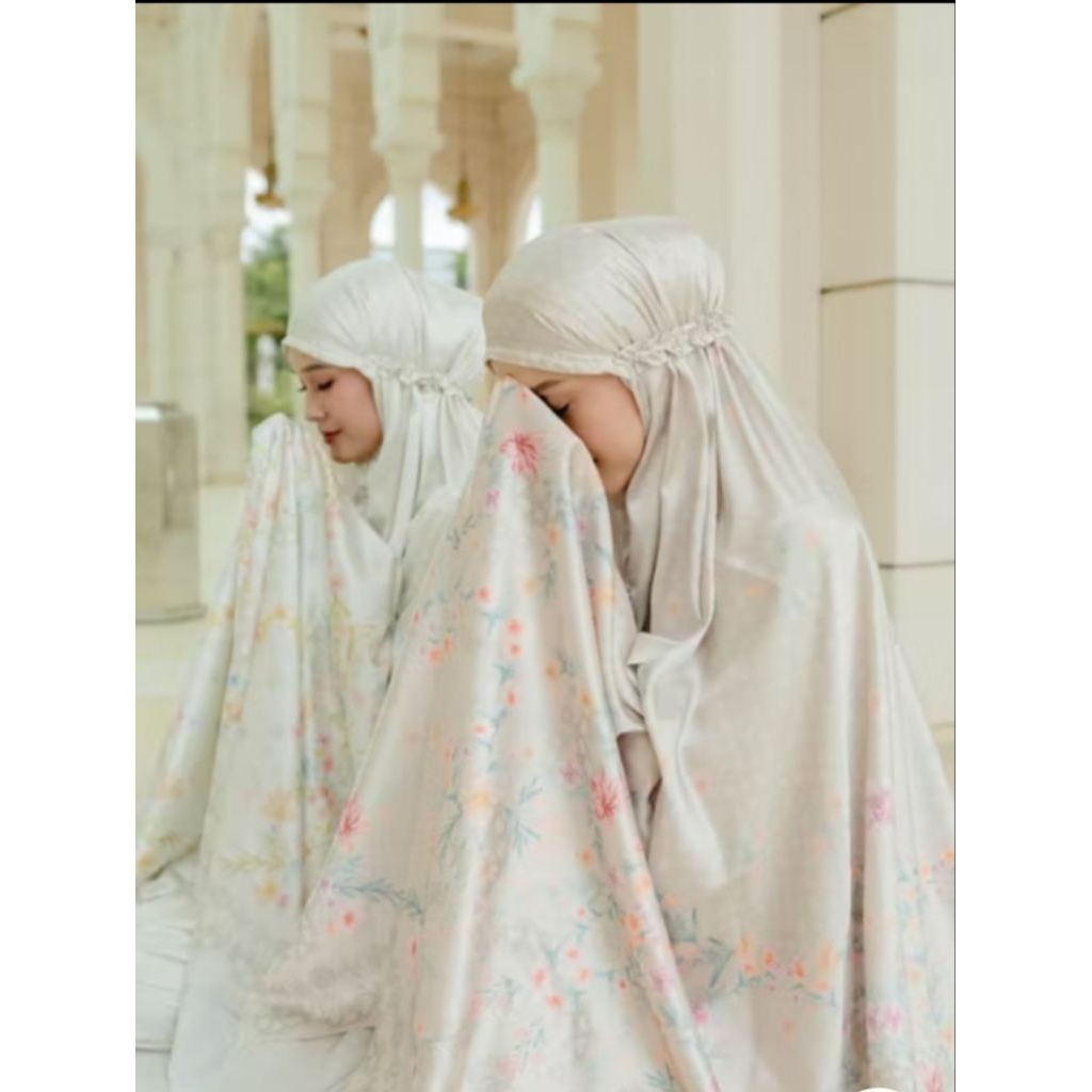JUAL RUGI ,NEW mukena SABA IN TAUPE BY KAMIMA
