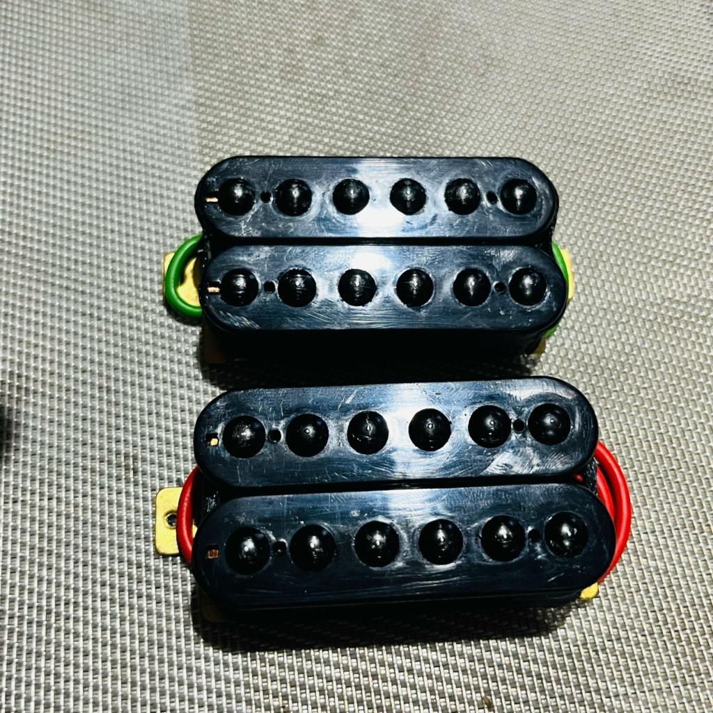 pickup set neck&bridge gitar CORT X6 bluebucker 6string original