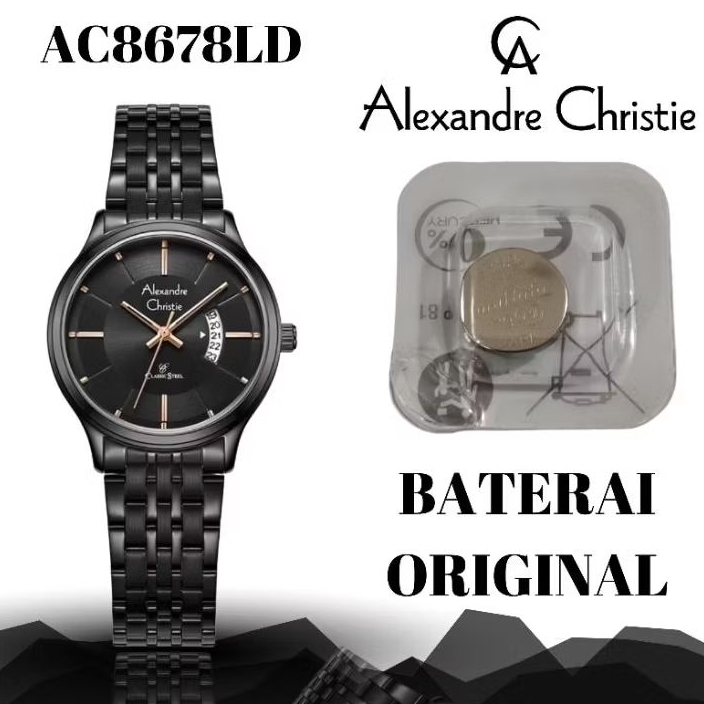 Baterai jam Alexandre christie original AC8678LD