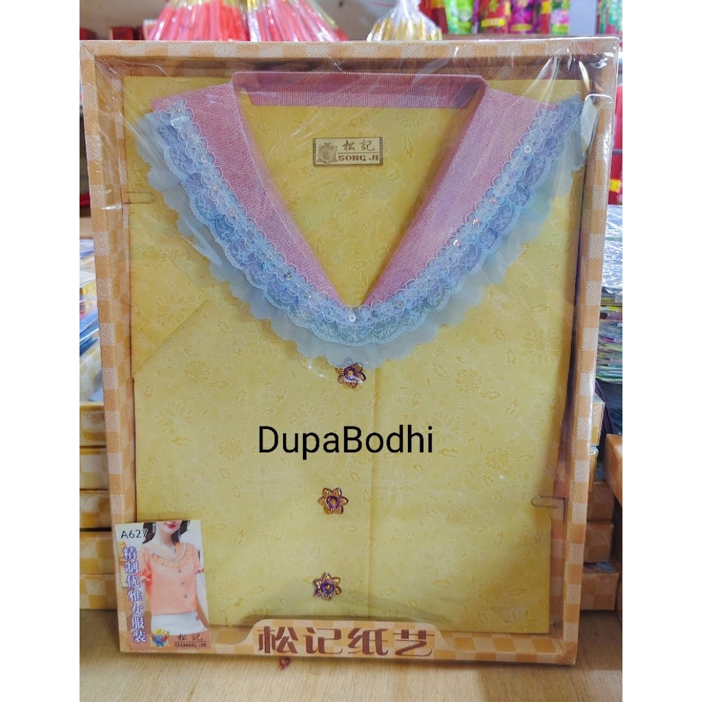 kode A627 blouse kertas wanita import butik ceng beng/ baju atasan wanita ceng beng / kertas sembahy