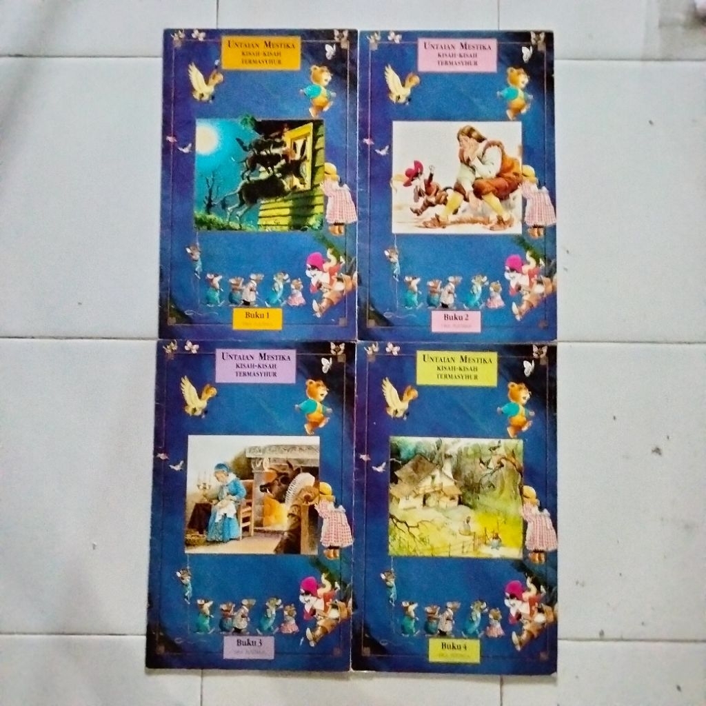 Buku Langka - Boxset Untaian Mestika Kisah Termasyhur - Tira Pustaka - Isi 4 Buku