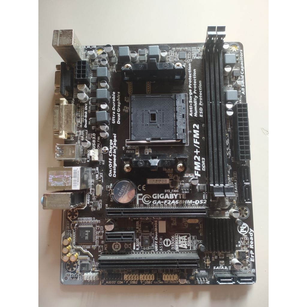 motherboard FM2 gigabyte minus