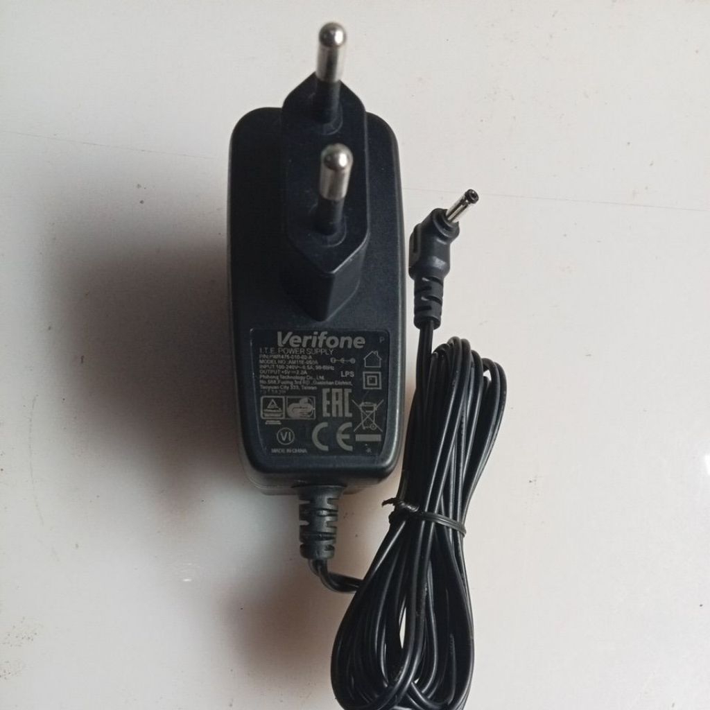 Adaptor Verifone 5V 2A Original Jek Kecil Adaptor Verifone Normal
