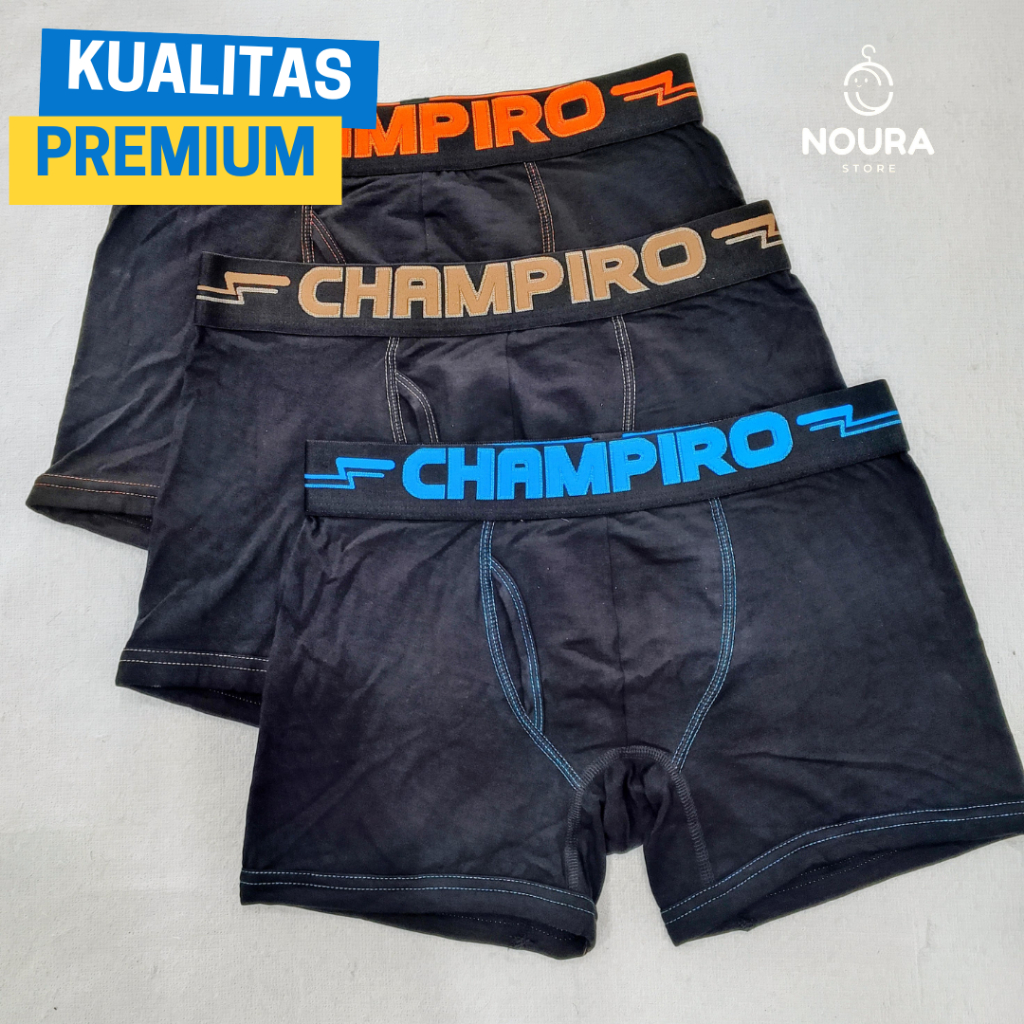 CD Boxer Champiro C. 0333-C/ CD Cowok [SNI/ORI] 3PCS