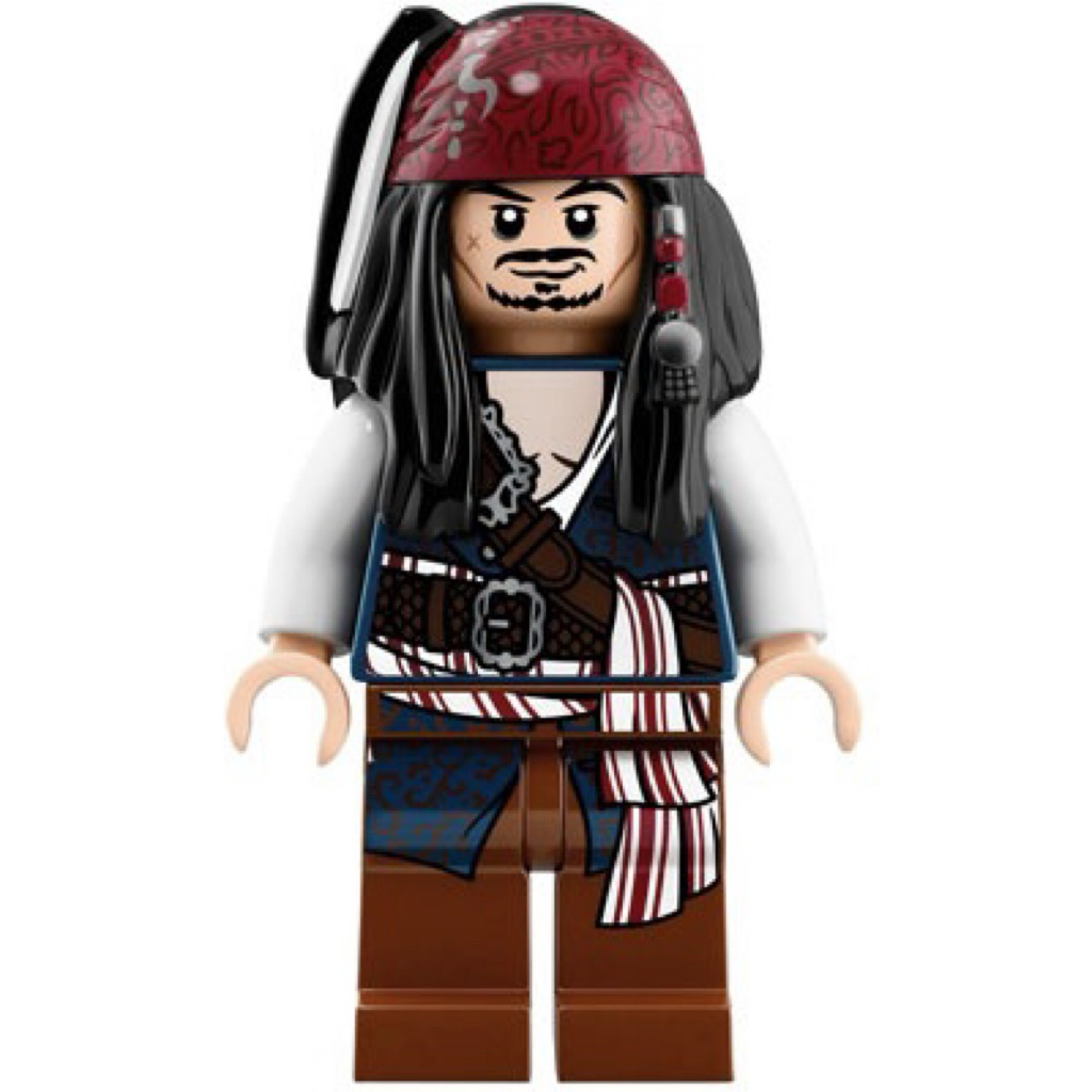 Lego Mini Figure poc035 Jack Sparrow