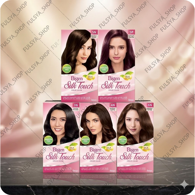 Bigen Silk Touch Semir Pewarna Rambut | Cat Rambut Uban
