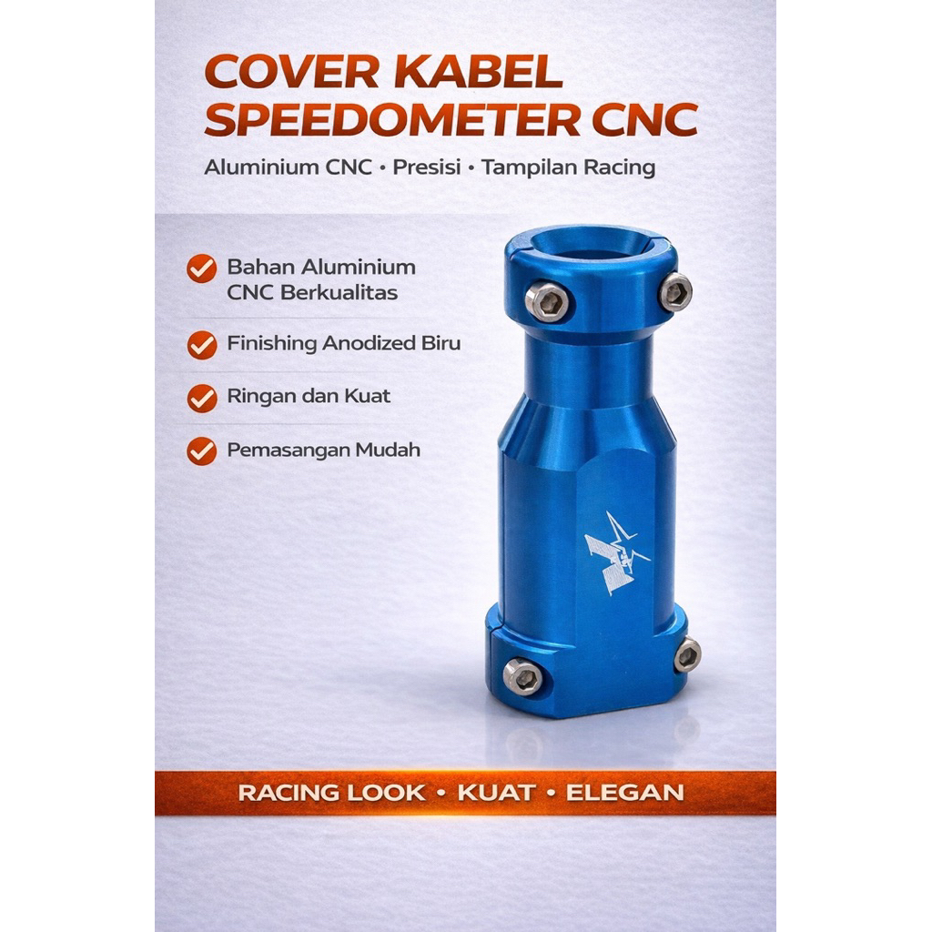 Cover Kabel Speedometer CNC Motor Racing Variasi