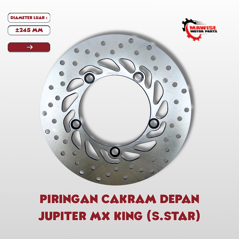 PIRINGAN CAKRAM DEPAN JUPITER MX KING SUNSTAR - DISC CAKRAM DEPAN JUPITER MX KING SUNSTAR ANTI KARAT