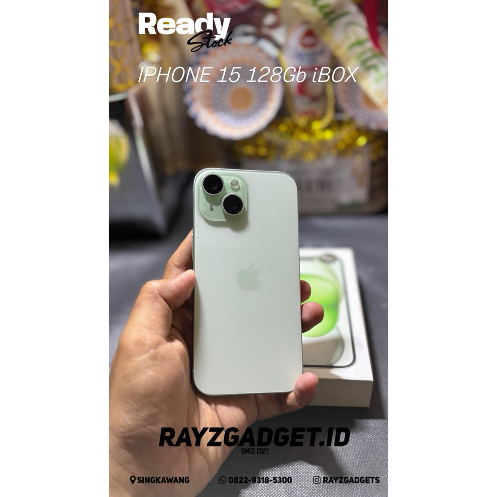 iPHONE 15 Green ibox