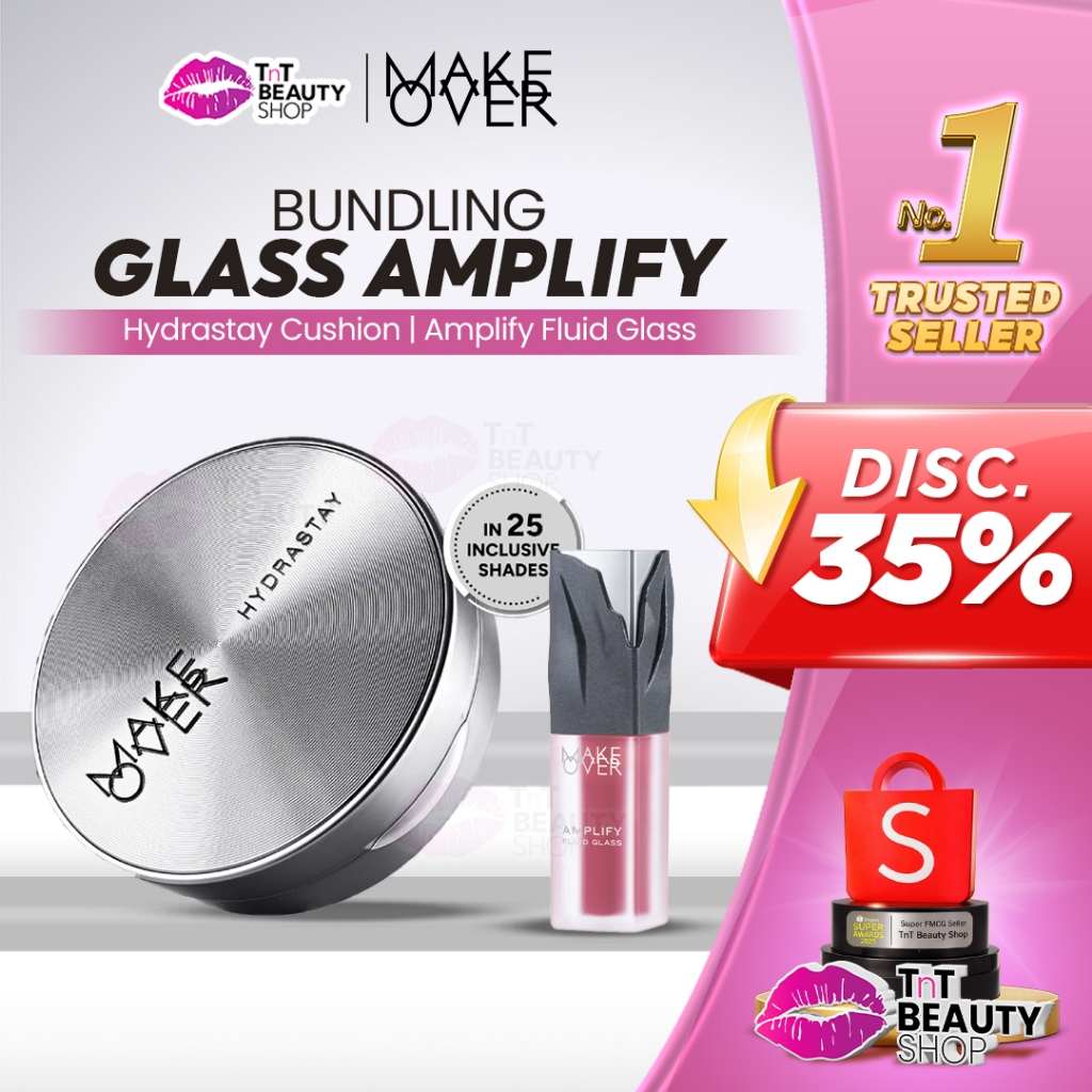 {Bundling} MAKE OVER Glass Amplify Bundle: NEW! Amplify Glass Fluid + Hydrastay Prismatic Glass Cush