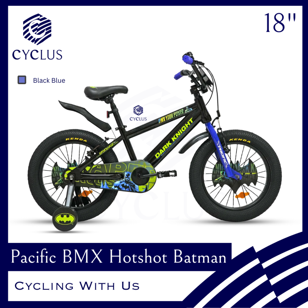 Sepeda BMX Pacific Hotshot Batman 3.0 COR 18 Inch