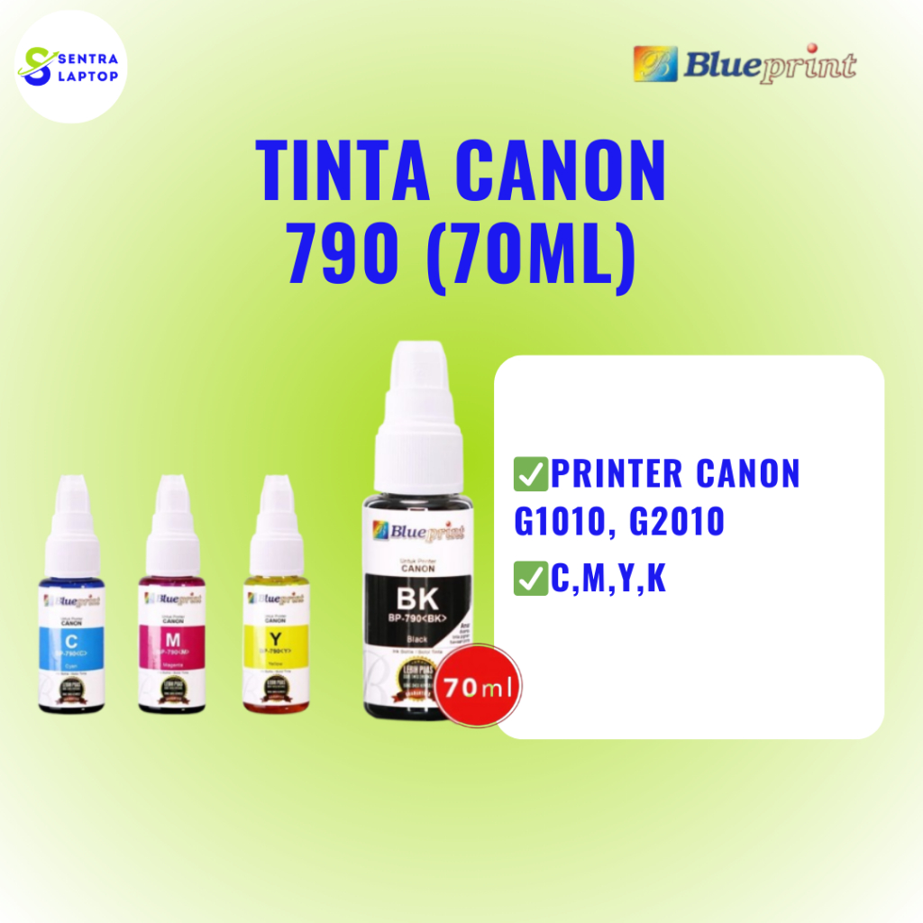 Tinta Original BLUEPRINT 790 For Printer Canon G1010 G2010 70ML