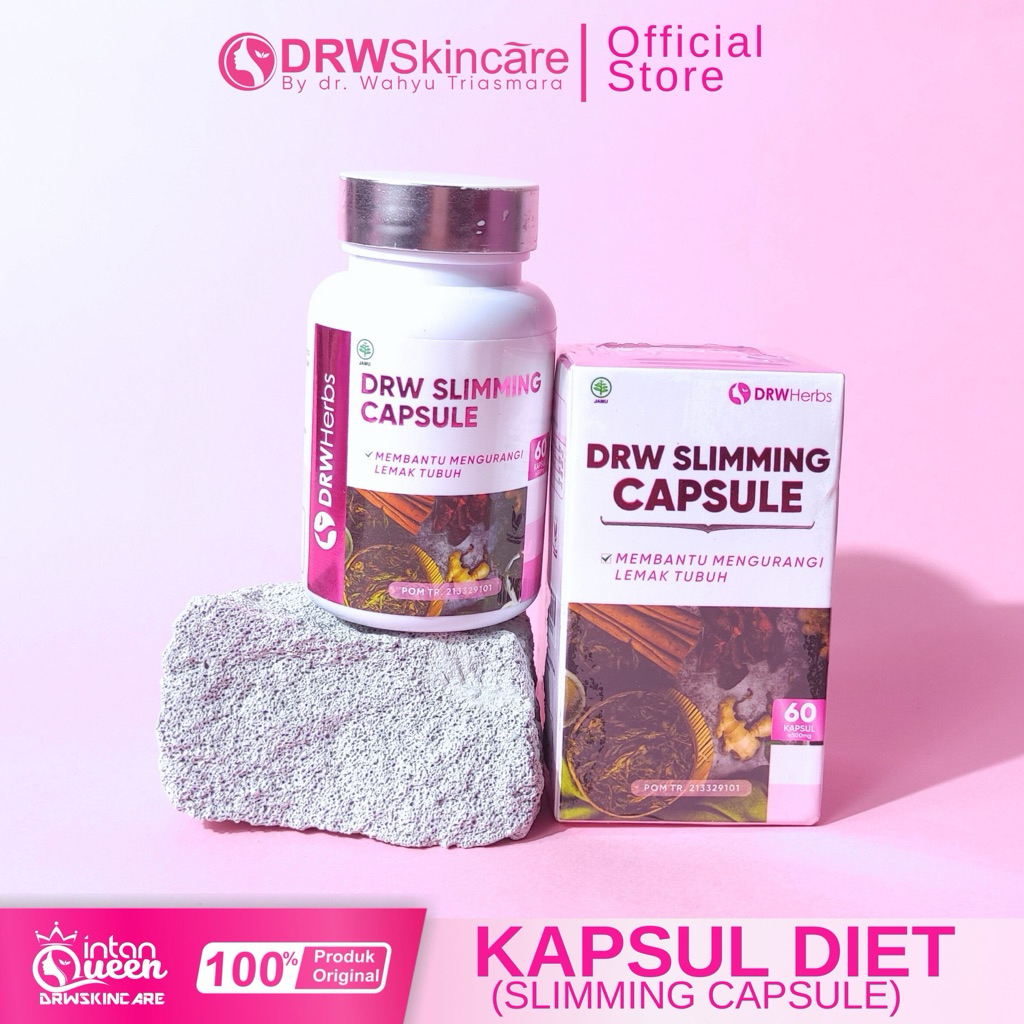 DRW Skincare Slimming Capsule Pil Kapsul Diet Suplemen Penurun Berat Badan