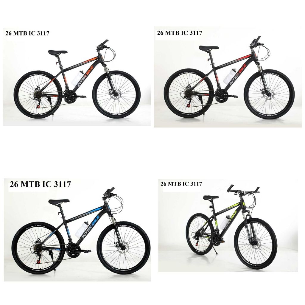 Sepeda Gunung MTB Interbike 26" Steel 3x7 Speed