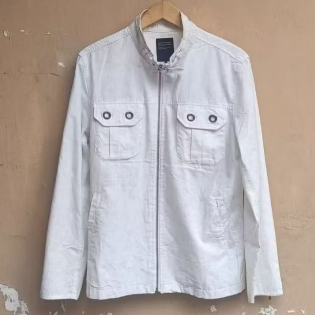 Jacket splendid satisfaction japanese brand vintage white motif