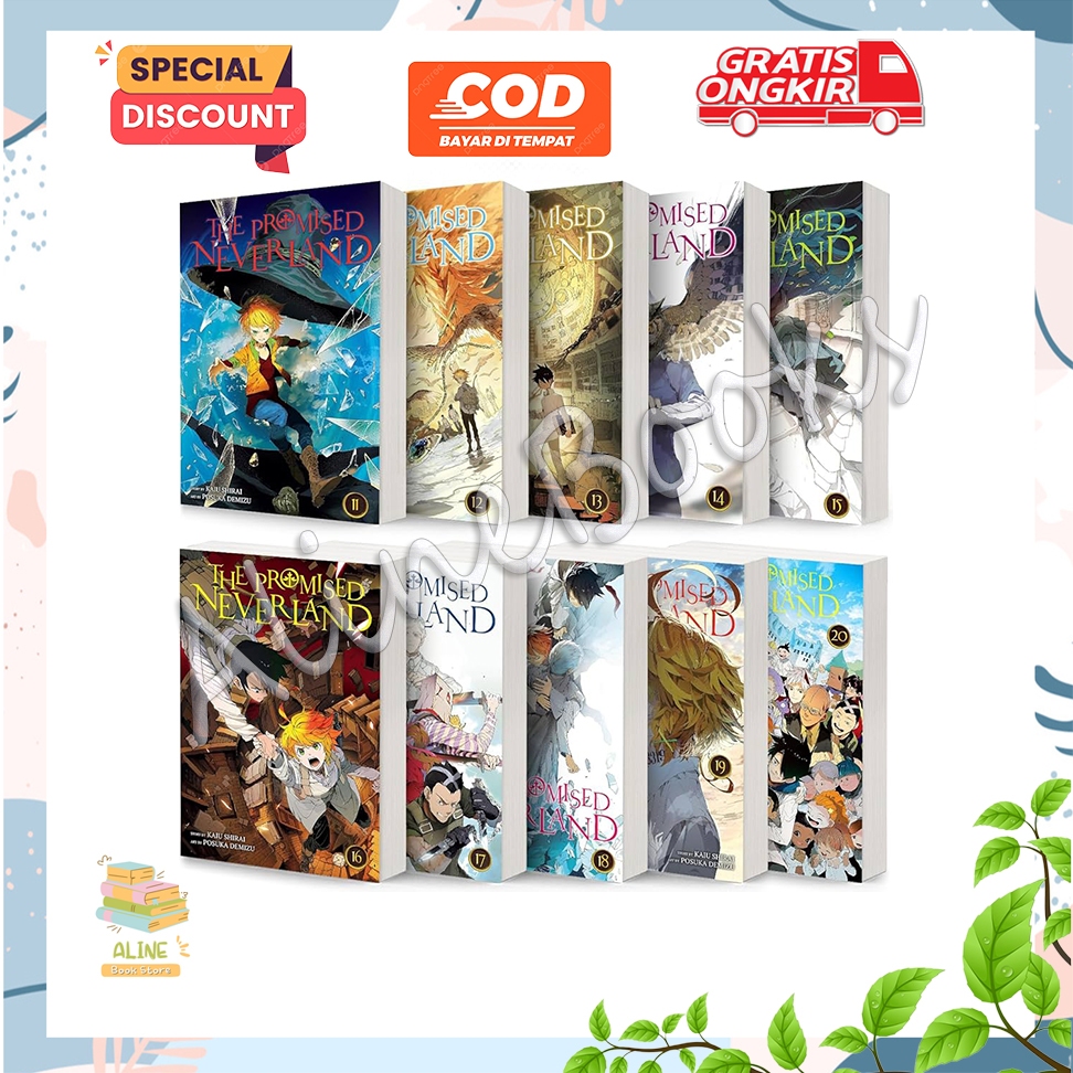 Komik The Promised Neverland, Vol.1-20 (English)  - AlineBooks
