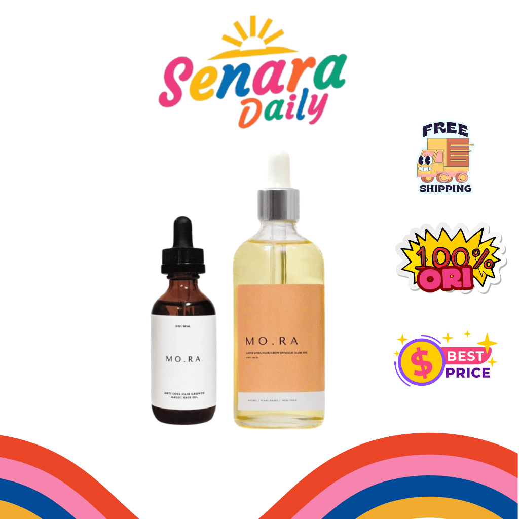 SENARA (2 Lebih Hemat) Mora Hair Growth Hair Oil | 60ml | 100ml