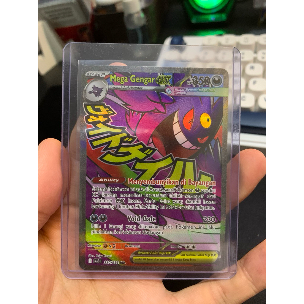 TCG POKEMON INDONESIA MA GENGAR MEGA IMPIAN EX