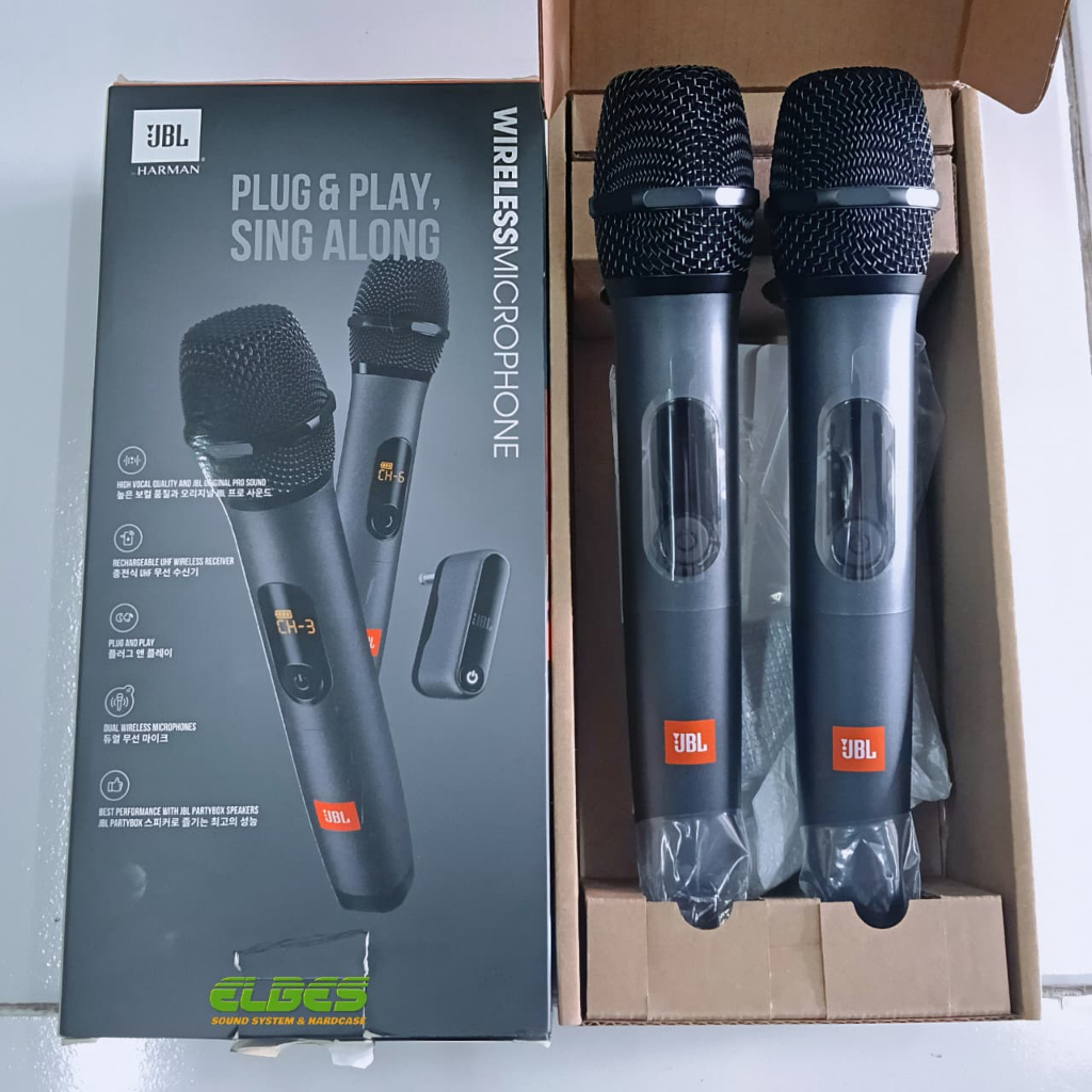 JBL Mic Wireless Micas 2 Mic UHF Original
