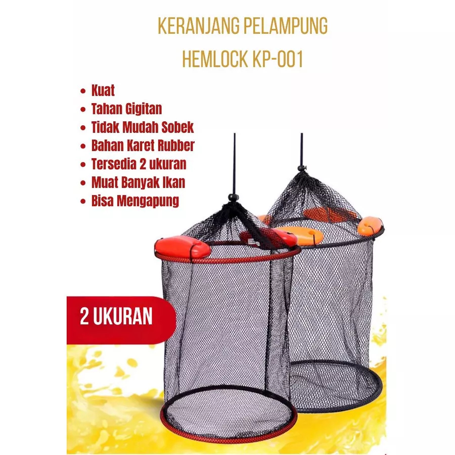 [RESTOCK] Floating Fishing Bucket, Keranjang Ikan Apung, Keranjang Ikan Pelampung, Keranjang Ikan Ja