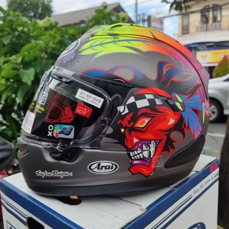 HELM FULLFACE ARAI RX-7X RUSSEL GREY FROST ORIGINAL