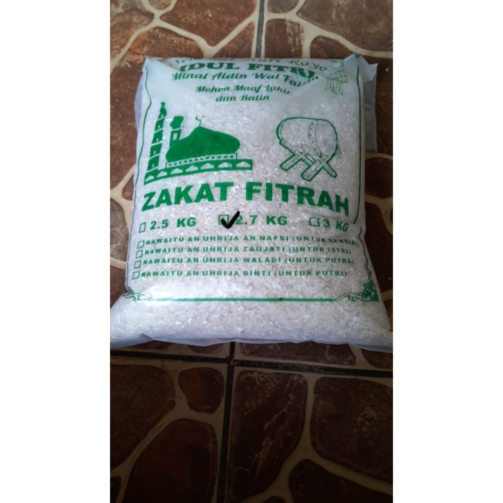 beras zakat fitrah 2,7kg beras zakat fitrah beras zakat fitrah