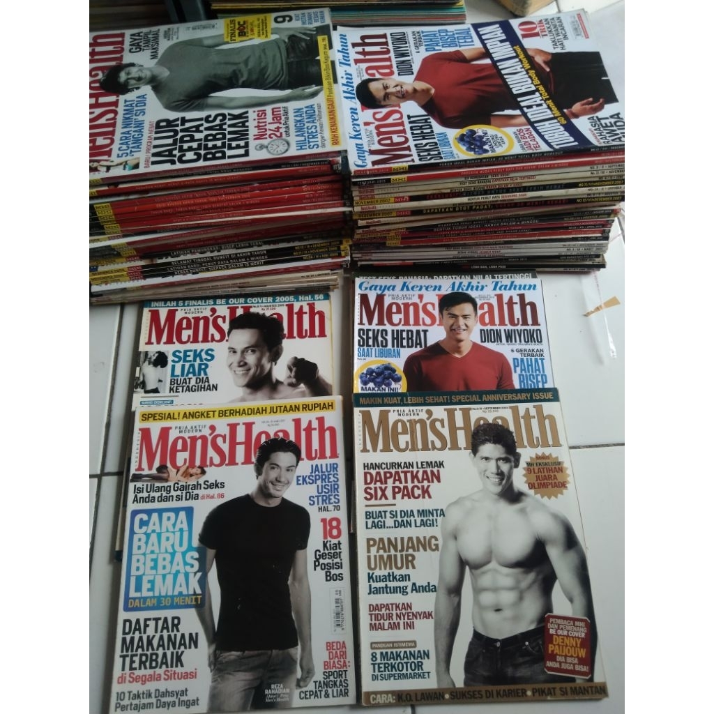 Majalah Olah Raga Majalah Fitnes MEN'SHEALTH INDONESIA Majalah MHI Men's Health Indonesia