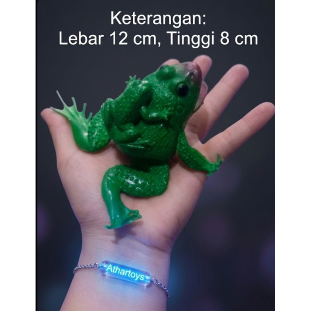 toys frog green kekok