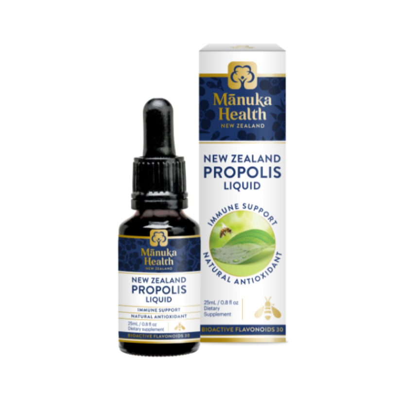 Manuka Health BIO30 Propolis Liquid 25ml | Propolis New Zealand 30mg Bioactives | Propolis Tetes Pre