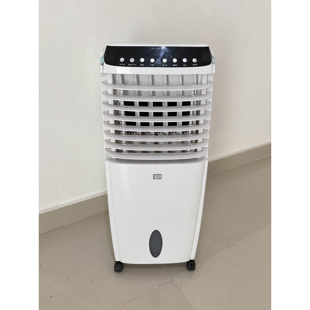 Penyejuk Udara APA Air Cooler 10 Liter - 3 Kecepatan, Mode Ionizer, Timer Otomatis