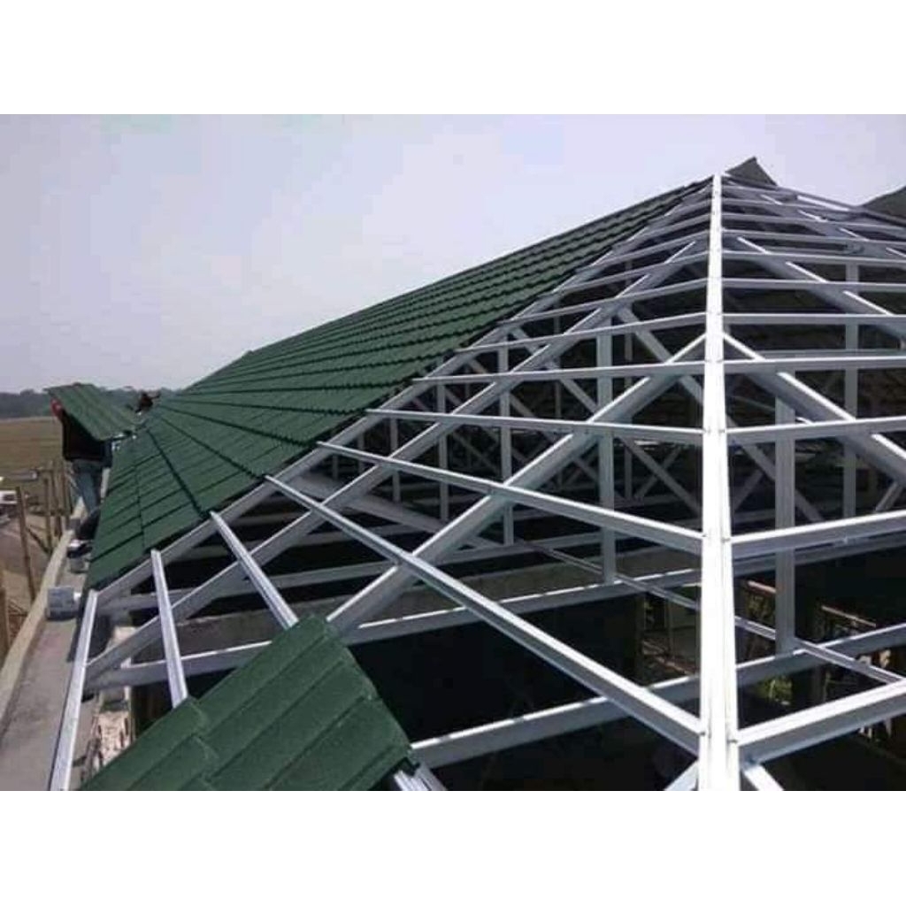 PEMASANGAN BAJA RINGAN +GENTENG METAL