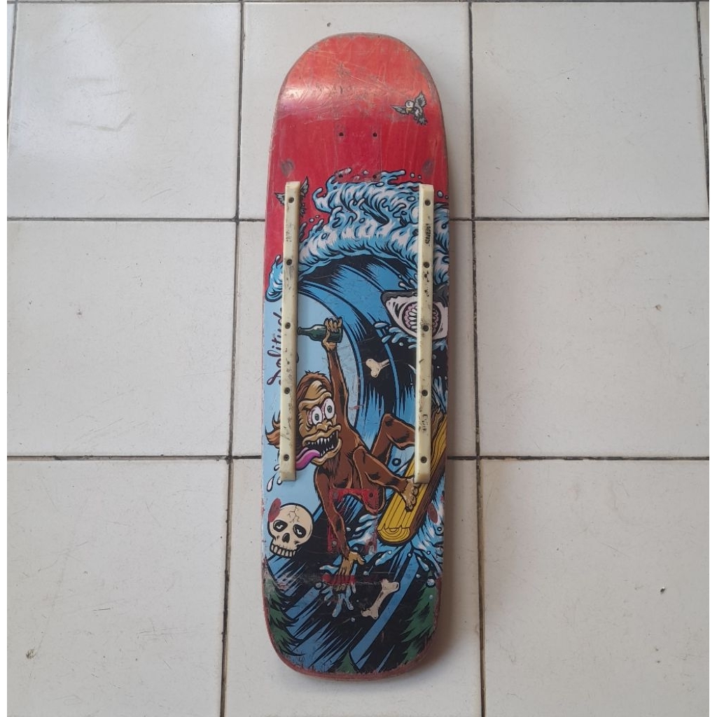 Skateboard Deck Solitude 9" + rails creature glow second