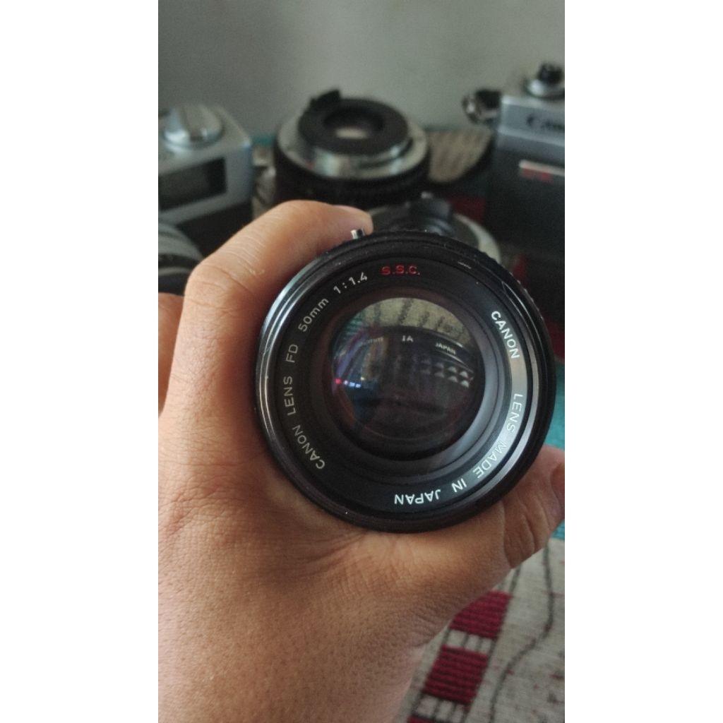 LENSA CANON FD 50mm F1.4 S.S.C