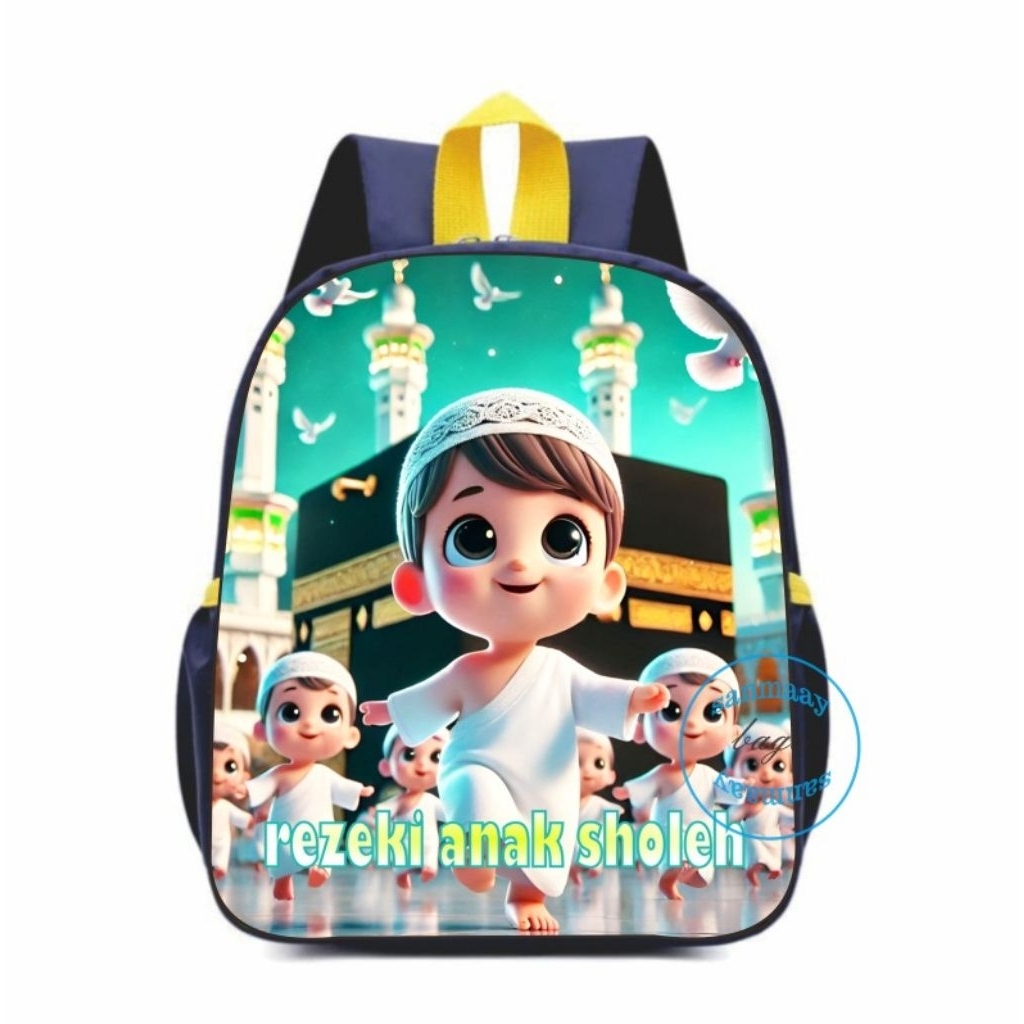 tas anak paud ayo mengaji tas ransel wanita lucu tas ngaji anak