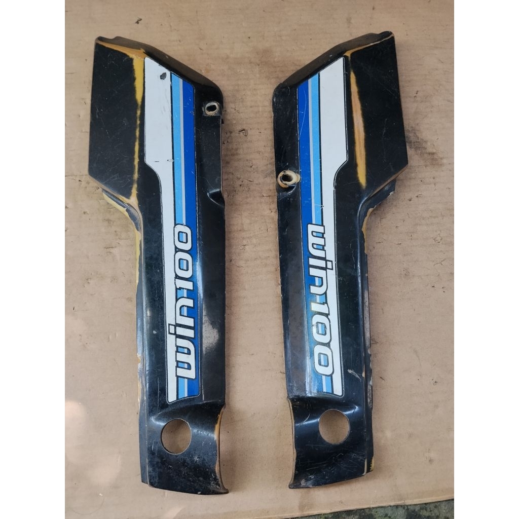cover kempol bodi tutup aki honda win 100 ori second