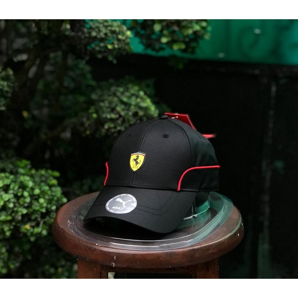 Puma X Ferrari Scuderia Race BB Cap Black Red BNWT ORIGINAL BARANG RESMI STORE