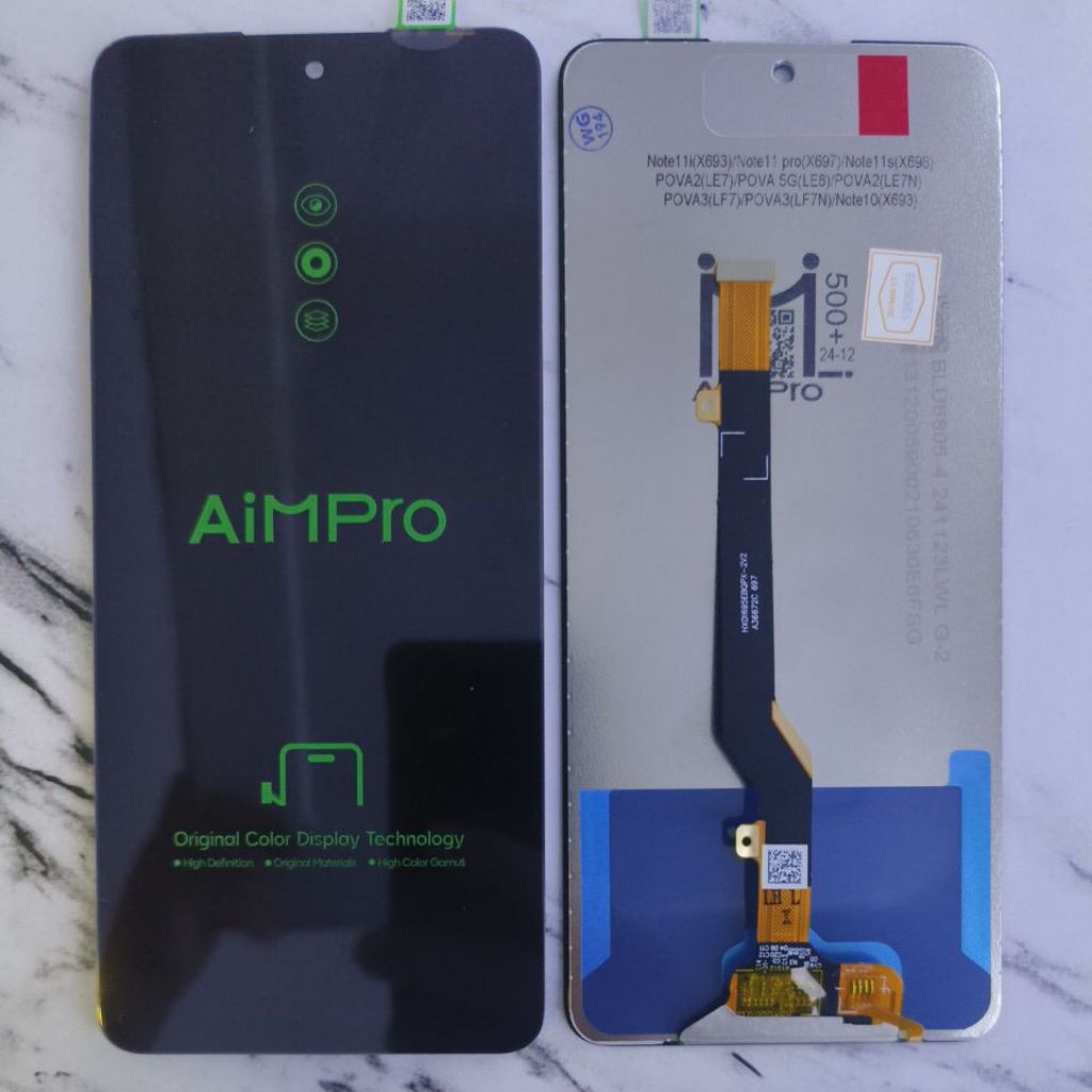 LCD INFINIX NOTE 10 / NOTE 11 PRO / NOTE 11s ORIGINAL AIMPRO