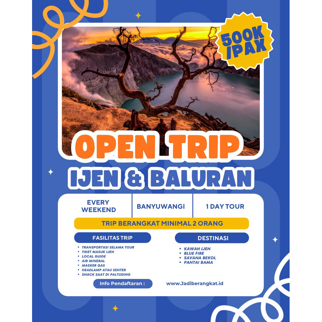 OPEN TRIP IJEN BALURAN