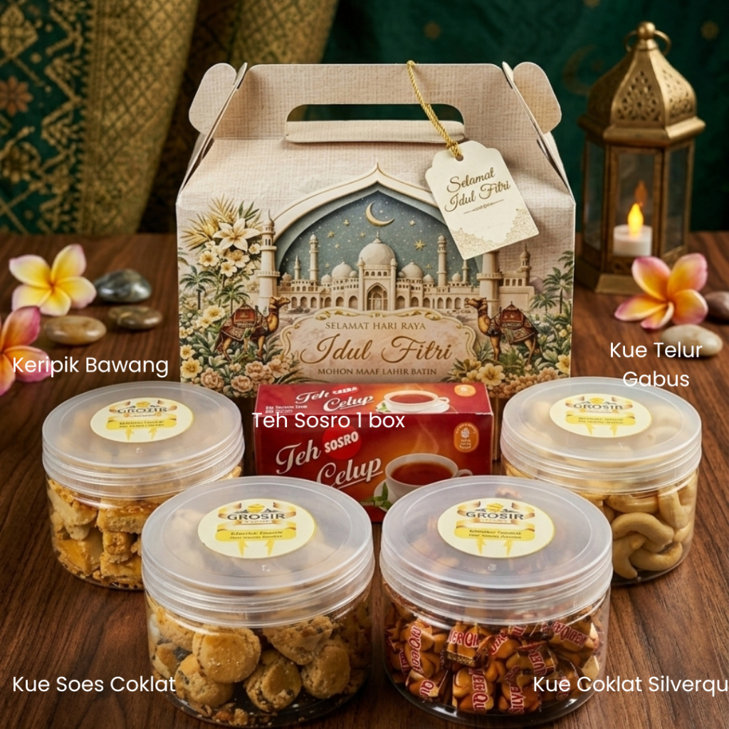 Grosir Hampers - Hampers Lebaran Grosir C [PREMIUM EDITION] - Bingkisan Lebaran - Paket Kue Bawang 4